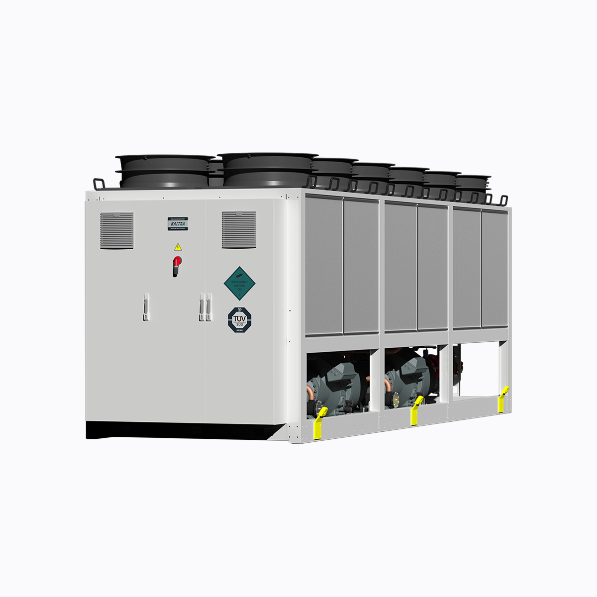 LowerGWP alternatives to refrigerant R410a for aircooled chillers