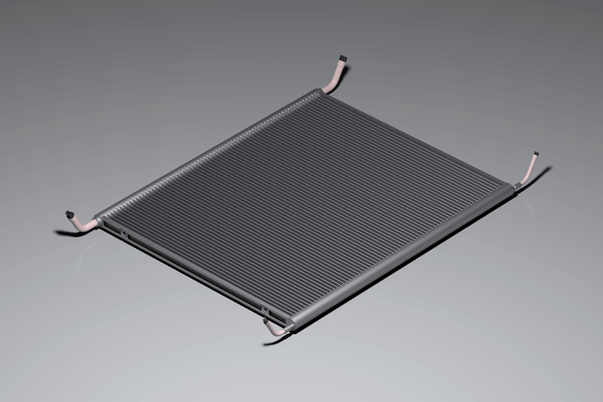 Dualcircuit microchannel evaporators to revamp performance of air
