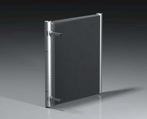 Reversible microchannel coil for heat pump applications